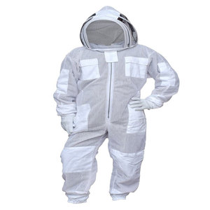 Pink Beekeeper White Nylon High Quality Beekeeper Protective <b>Suit</b> with Veil Full Body Coverage Casual Workwear Four Seasons Use - Product Image 5