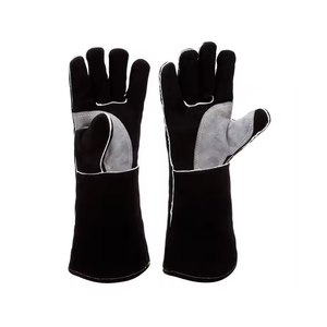 Gants de soudage en cuir personnalisés de haute qualité avec logo pour applications TIG, protection contre les éclaboussures de métal fondu, cuir sûr - Product Image 1