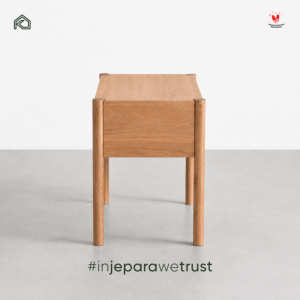 <b>Minimalist</b> Solid Wood <b>Bedside</b> <b>Table</b> with Drawer Scandinavian Modern Nightstand for Bedroom Hotel Home Furniture - Product Image 4