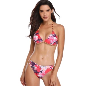 Best Quality Sublimation Printed Comfortable Soft Fabric Custom Women Beach Wear Sexy Swimsuit <b>Bikini</b> <b>Set</b> - Product Image 1