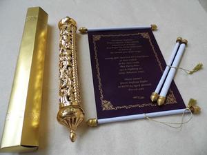 Invitaciones de Boda de Lujo en Pergamino, Diseños Personalizados Hechos a Mano, OEM, Venta al Por Mayor, Marca Privada, Exportación Premium a Todo el Mundo - Product Image 5