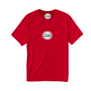 Custom Logo Front Quick Dry Fit <b>Men's</b> O-Neck Eco-Friendly Breathable Gym T-<b>Shirt</b> Cotton Bamboo Fiber Workout Athletic Tee - Product Image 6