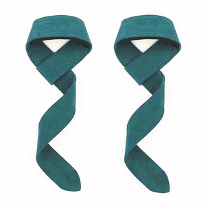 Sangle de levage réglable en cuir pour poignet, en néoprène, pour fitness et gym, avec logo personnalisé, taille sur mesure, pour usage intensif, en forme de 8, fournie par OEM - Product Image 4