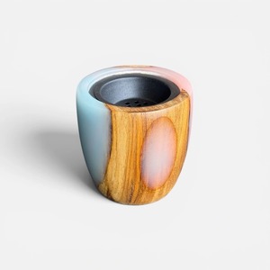Premium Wooden Resin Arabic Mabkhara Luxury Handmade Incense Burner for Burning <b>Oud</b> <b>Bakhoor</b> with Decorative Finish Home - Product Image 6