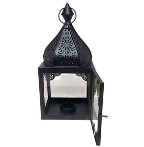 Hot Selling Metal Candle <b>Lantern</b> With <b>Black</b> Finished Candle <b>Lantern</b> for Home Decoration Handmade Customized - Product Image 1