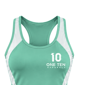 เสื้อกล้ามออกกำลังกายแบบ Racerback สำหรับผู้หญิง ออกแบบเองได้ แห้งเร็ว ยืดหยุ่น เหมาะสำหรับการฝึกซ้อมและเล่นกีฬาในยิม - Product Image 3