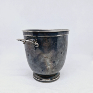 Modern Stainless Steel <b>Ice</b> Bucket Grery Color Handle Insulated Round <b>Cooler</b> for Party Beverage Tub Minimalist Design Supplies - Product Image 4