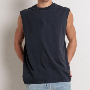 เสื้อกล้ามผู้ชายทรงสปอร์ตสำหรับฤดูร้อน ผ้าฝ้าย/โพลีเอสเตอร์ ทรงโอเวอร์ไซส์ ระบายอากาศได้ดี ไม่เป็นขุย แห้งเร็ว มีตัวเลือกปรับแต่งได้ - Product Image 5