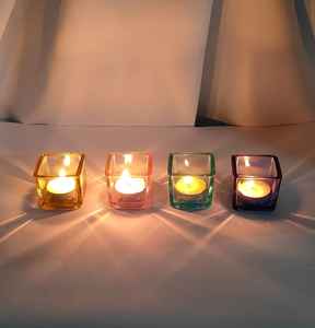 Porte-bougie en verre au prix de gros, disponible au prix fabricant auprès d'un fabricant indien. Porte-bougie élégant au design nouveau. - Product Image 4