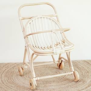 Cochecito de muñecas de ratán, carrito de muñecas artesanal y divertido, juguete para empujar, cochecito para niños, precio competitivo - Product Image 1