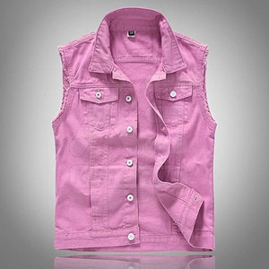 Chaleco Vaquero de Invierno para Hombre, Transpirable, de la Mejor Calidad, 100% Algodón, Estilo Casual, a la Moda, en Venta Online - Product Image 2