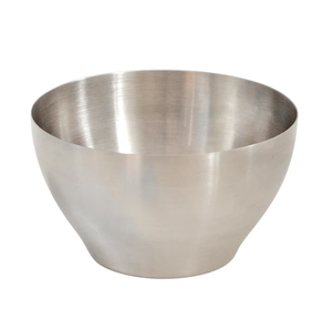 Bol en métal au fini argenté, design unique, bol à bonbons personnalisé, pour restaurants et hôtels, bol de service pour fruits et légumes, salade - Product Image 5