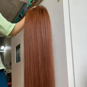 Groothandel Bundel Bone Straight Light Gold Kastanje | 100% Menselijk Haar Haarverlenging Vietnamese Menselijk Haar Bundel