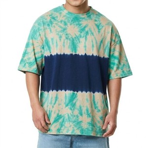 T-shirt décontracté pour homme, coupe ample, col rond, tie-dye, streetwear tendance, manches courtes, été, mode, doux et respirant - Product Image 1