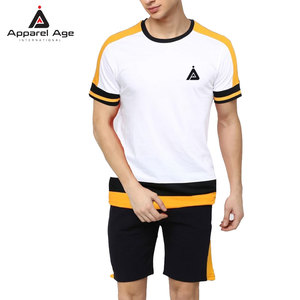 2026 New Arrival Wholesale Summer Wear Shorts Set Breathable <b>Men</b> <b>T</b>-<b>Shirt</b> & Shorts Set Elastic Waist And Side <b>Pockets</b> - Product Image 1