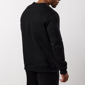 Sweat-shirts à col rond de haute qualité, unis, surdimensionnés, avec logo personnalisé, épais, brodés, fabriqués par un fabricant - Product Image 2