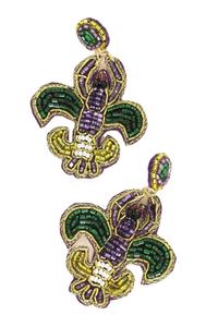 Pendientes Ombre de borla de corazón con cuentas Pendientes de flecos con cuentas de colores de oro negro y blanco de lujo-largos para mujeres y niñas - Product Image 3