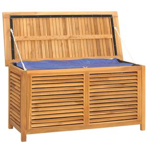 Scatola portaoggetti in legno massello Teak con 44.9 borsa \ "x19.7 \" x22.8 \" - Product Image 4