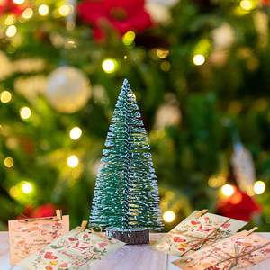 24-Pack Christmas Advent Calendar Kit Envelope Shape <b>Paper</b> Gift Bags Santa Claus Snowman <b>Pattern</b> Includes Advent Decoration - Product Image 6