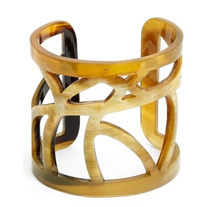Minimalist Polished Real Touch Natural Horn Bangles Thin Buffalo Cow Horn <b>Bracelets</b> Stackable <b>Boho</b> Jewelry Eco Friendly - Product Image 6