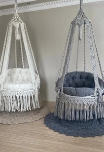 Silla Colgante de Macramé Personalizada, Hängesessel, Silla Columpio, Silla Columpio de Macramé - Product Image 3