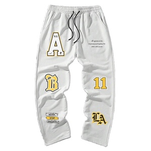 Custom logo <b>Flare</b> Sweatpants For <b>Men</b> High Quality Joggers Streetwear Casual Oversized Track Wide Leg <b>Trousers</b> <b>Men</b> Sweatpants - Product Image 1