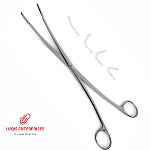 Pinces Rochester Carmalt à mâchoires dentées longitudinales et pointes dentées croisées, instrument chirurgical en acier inoxydable - Product Image 4