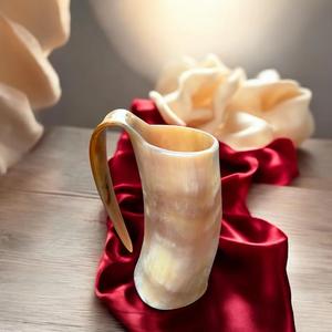 แก้วน้ำทำมือจากเขาสัตว์ขายดีที่สุด ผิวมันเงา เหมาะสำหรับงานปาร์ตี้และกิจกรรมต่างๆ สำหรับการส่งออก จำหน่ายจากอินเดีย - Product Image 2