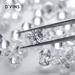Diamante cultivado en laboratorio de corte redondo D VVS1 de 2 quilates CVD de D'Vins Jewels para la fabricación de joyas. - Product Image 2