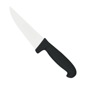 Couteaux à viande robustes avec lame large et tranchante et manche noir confortable pour boucherie professionnelle et cuisine - Product Image 3