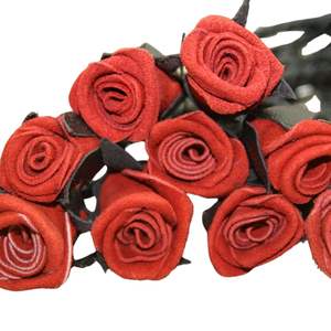 เฆี่ยนหนังแท้ที่มีด้ามจับสบายและสายยาว - Product Image 4