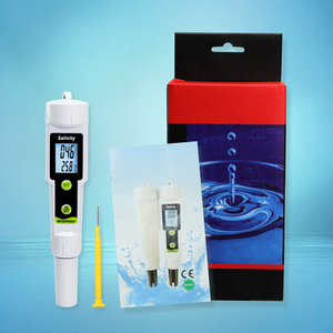 Stylo numérique 2-en-1 pour la mesure de la salinité et de la température, 0-199,9 ppt, haute gamme, avec ATC pour l'eau de mer, l'aquaculture et les tests marins - Product Image 3