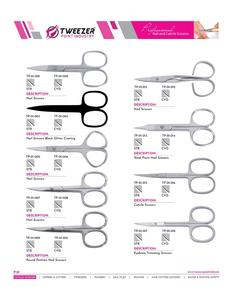High Quality Beauty Tools Stainless Steel <b>Makeup</b> <b>Scissors</b> for Eyebrow Facial Hair Remover Safety <b>Scissor</b> With Logo - Product Image 6