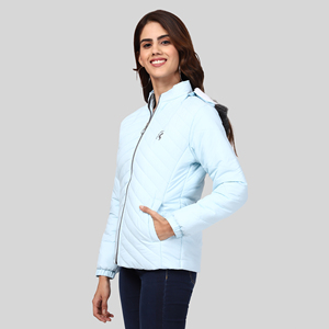 Stylish <b>Girls</b> Bomber <b>Jacket</b> New Design Modern Fit Hooded Collar Printed Woolen Winter <b>Jacket</b> High Quality Quick Dry - Product Image 4