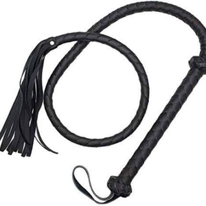 Látigo de Cuero Genuino Hecho a Mano, Látigo Ecuestre Profesional, Látigo de Entrenamiento Trenzado Resistente para Montar a Caballo al Aire Libre - Product Image 2