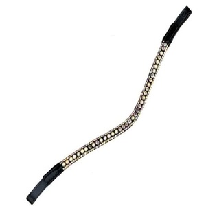 Made in India Buffalo Leather Horse brow band Premium Diamond Crystals Durable Handcrafted Design Elegant Sparkling Custom Color - Product Image 4
