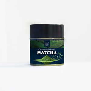 Poudre de matcha Takumi 30g, qualité supérieure, contenant en métal, design oriental, thé à boire, origine Kagoshima et Shizuoka - Product Image 1