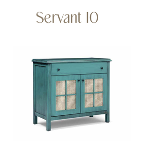 Contemporary Office Furniture Side <b>Cabinet</b> Accent Storage Chest Drawer Base Rattan Door Shelving with Key <b>Lock</b> for Living Room - Product Image 1
