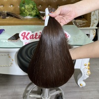 Paquets de cheveux humains droits vierges vietnamiens 10A 12A 18-22 pouces 100g Les extensions de cheveux en vrac non transformés peuvent être permanentes