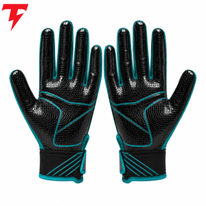 Gants de football américain avec tissu doux, ajustement parfait, adhérence améliorée, mouvements flexibles, confort respirant, qualité durable pour les matchs - Product Image 4