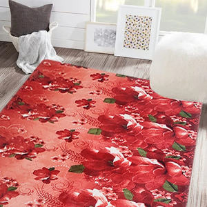 Tapis Shufu en mousse polyester haute densité, fabriqué à la machine, pour aspirateur, motif abstrait moderne, écologique, haute qualité, durable - Product Image 2