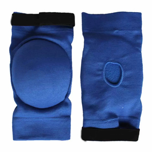 Genouillères de protection pour la gym et le fitness, couleur bleu uni, très vendues, personnalisables, qualité supérieure, prix raisonnable - Product Image 1