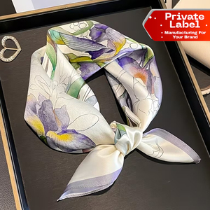 Eco-Friendly Recycled Polyester <b>Scarf</b> Custom Print Sustainable <b>Scarves</b> - Product Image 1