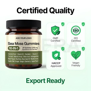 Gomitas Veganas de Musgo Marino de Marca Privada OEM con Suplemento de Alga Marina y Raíz de Bardana - Product Image 3