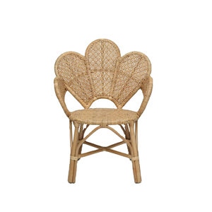 เก้าอี้พักผ่อนทรงโมเดิร์น ROSE แบบโมดูลาร์หุ้มหวายพร้อมขาไม้ - เก้าอี้พักผ่อนทำมือที่ทนทานสำหรับใช้ในโรงเรียนและที่บ้าน - Product Image 5