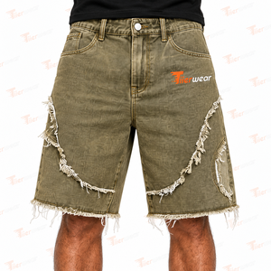 Nuevos Shorts de Mezclilla Negros, Tela de Mezclilla Negra Premium, Pantalones Cortos Casuales, Corte Moderno para Streetwear - Product Image 5