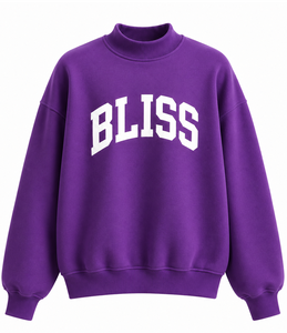 Sweat-shirt oversize à col montant pour femme, personnalisable avec logo, en coton doux, coupe décontractée, streetwear quotidien, pull. - Product Image 6