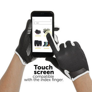 Gants de cyclisme en polyester pour hommes et femmes, pour VTT et tout-terrain, en gros, en promotion - Product Image 4