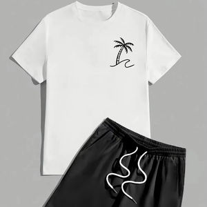 Ensemble de jogging personnalisé de qualité supérieure, sweat-shirt à capuche uni, short en coton coupe-vent, ensemble deux pièces pour homme, streetwear - Product Image 1