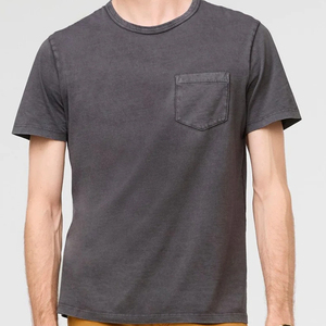 T-shirts pour hommes à manches courtes et col rond, motif Hip Hop - Respirant, 100% coton/polyester, impression numérique, effet délavé, durable, coupe classique - Product Image 1